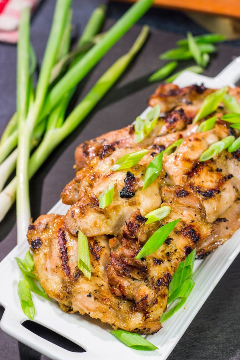 This easy Grilled Lemongrass Chicken recipe is a great option for summer grilling! The lemongrass marinade makes the grilled chicken incredibly juicy and tender.