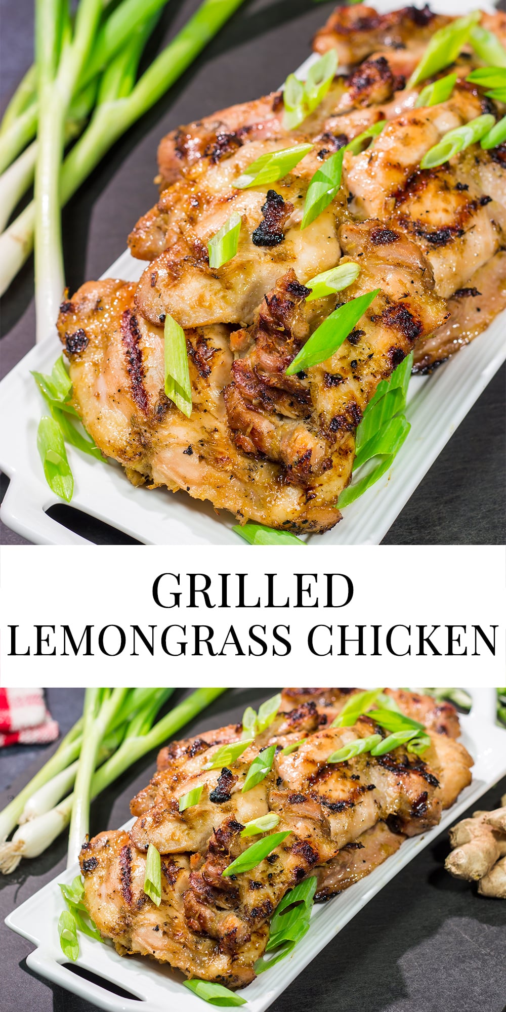 This easy Grilled Lemongrass Chicken recipe is a great option for summer grilling! The lemongrass marinade makes the grilled chicken incredibly juicy and tender.