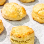 These Easy Buttermilk Biscuits are buttery, flaky and super simple to make. Make a batch for dinner tonight...or breakfast tomorrow...or both!