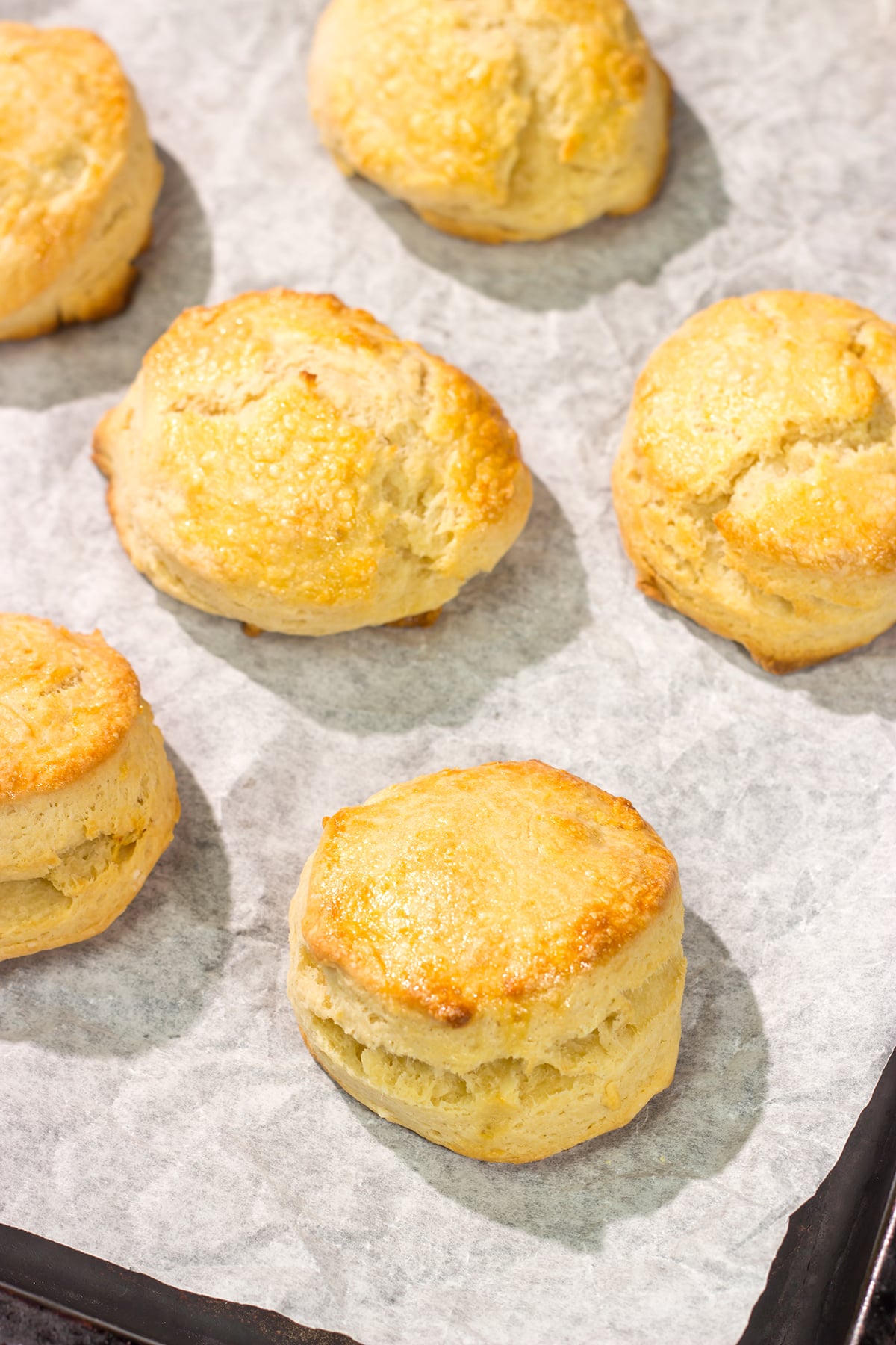 These Easy Buttermilk Biscuits are buttery, flaky and super simple to make. Make a batch for dinner tonight...or breakfast tomorrow...or both!