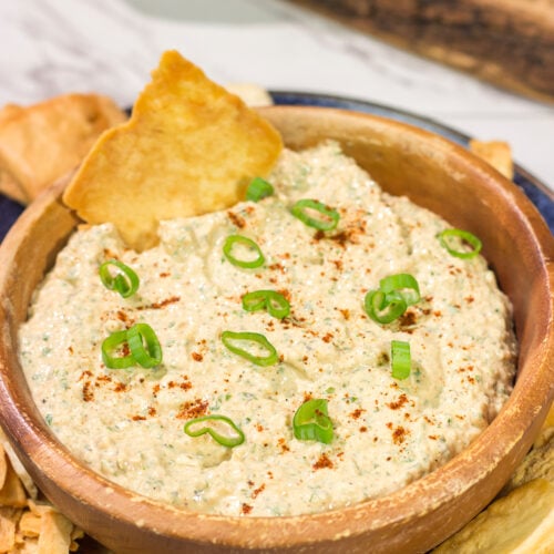 This easy Southwestern Onion Dip only takes ~10 minutes to make - and it's delicious! Make a batch and invite some friends over this weekend.