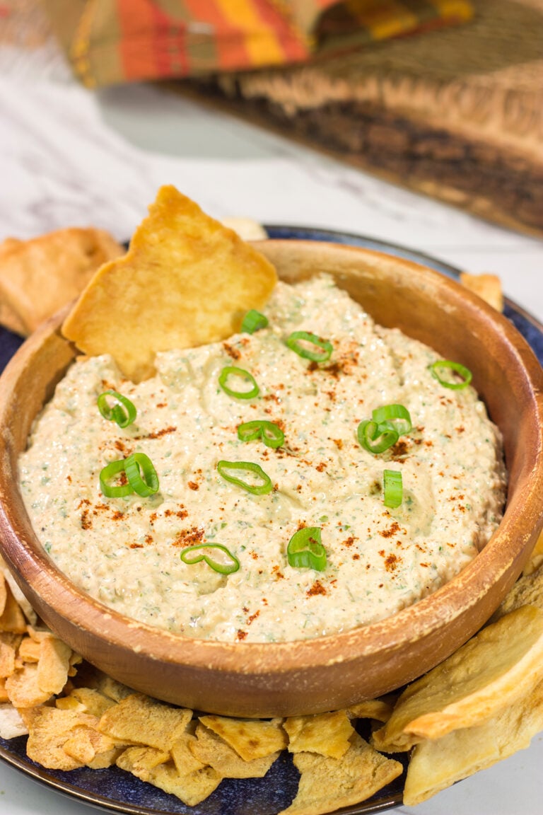 This easy Southwestern Onion Dip only takes ~10 minutes to make - and it's delicious! Make a batch and invite some friends over this weekend.