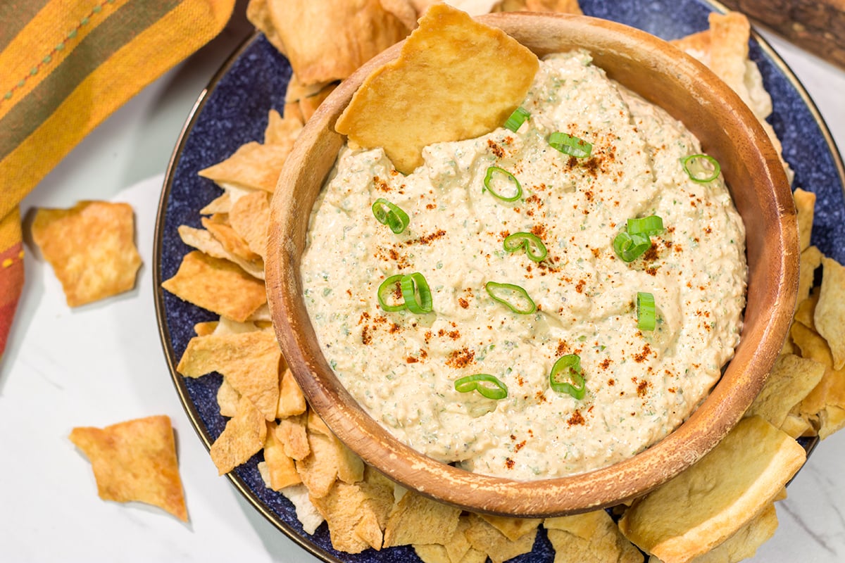 This easy Southwestern Onion Dip only takes ~10 minutes to make - and it's delicious! Make a batch and invite some friends over this weekend.
