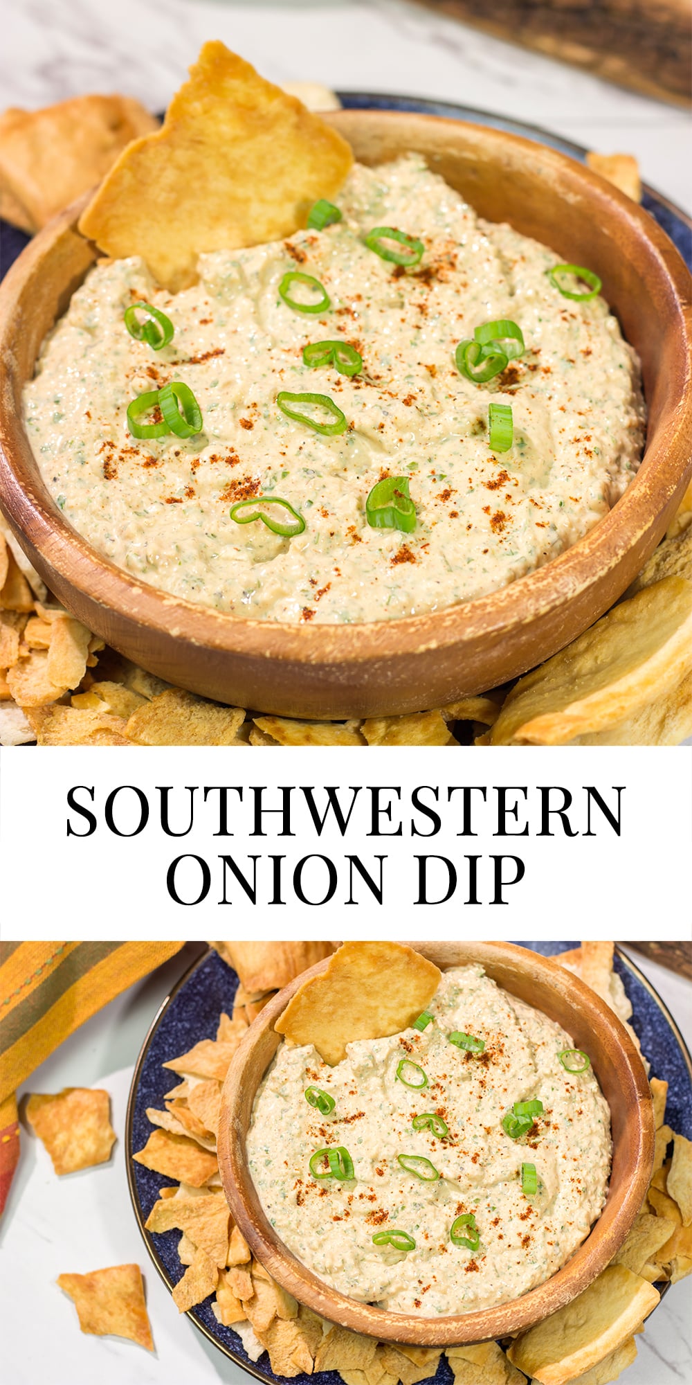 This easy Southwestern Onion Dip only takes ~10 minutes to make - and it's delicious! Make a batch and invite some friends over this weekend.