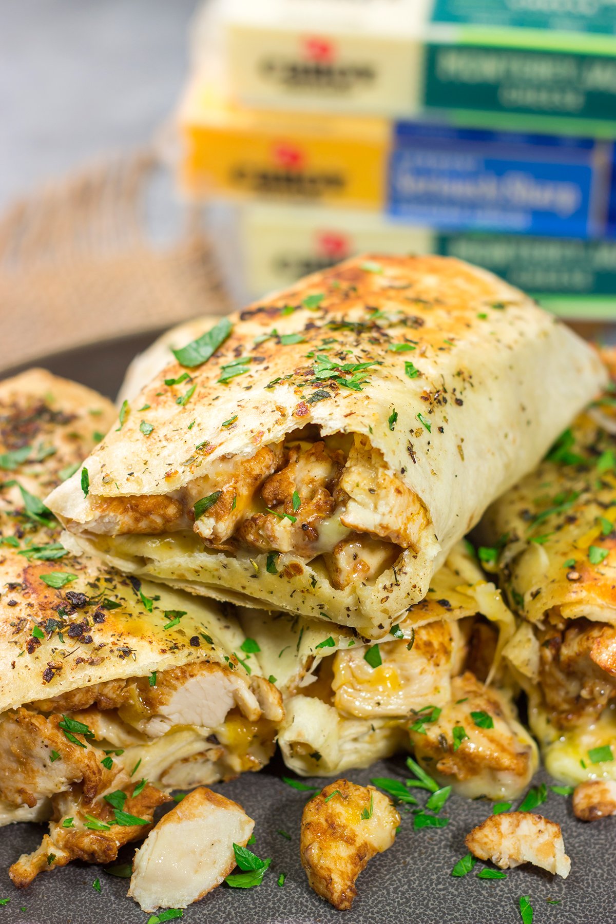 These Cheesy Chicken Wraps are a cinch to make...and they're sure to become a new family favorite. This recipe is perfect for busy weeknights!