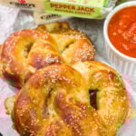 Cheesy Soft Pretzels