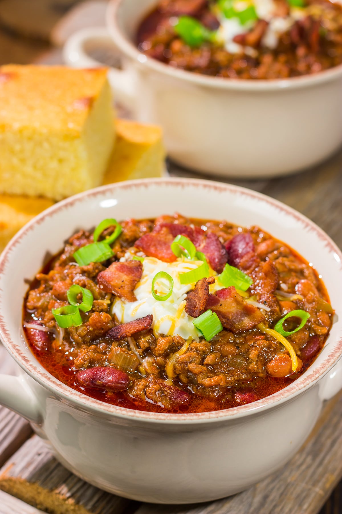 This Venison Chili is a meaty, flavor-packed recipe. It's the perfect type of comfort food for a cold winter day!