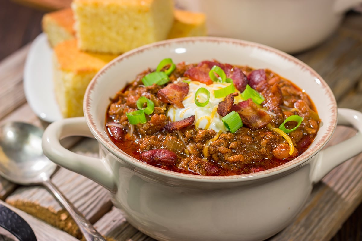This Venison Chili is a meaty, flavor-packed recipe. It's the perfect type of comfort food for a cold winter day!