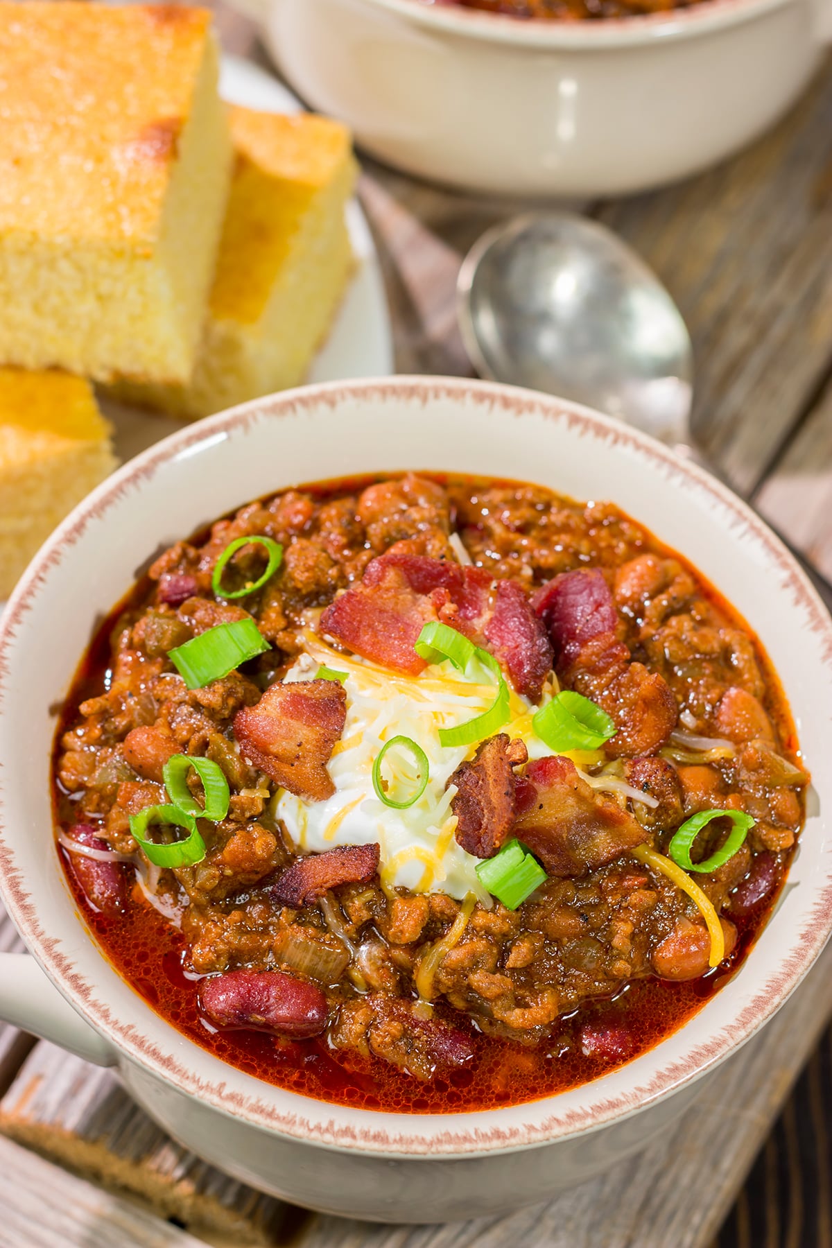This Venison Chili is a meaty, flavor-packed recipe. It's the perfect type of comfort food for a cold winter day!