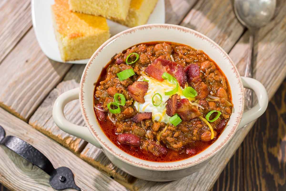 This Venison Chili is a meaty, flavor-packed recipe. It's the perfect type of comfort food for a cold winter day!
