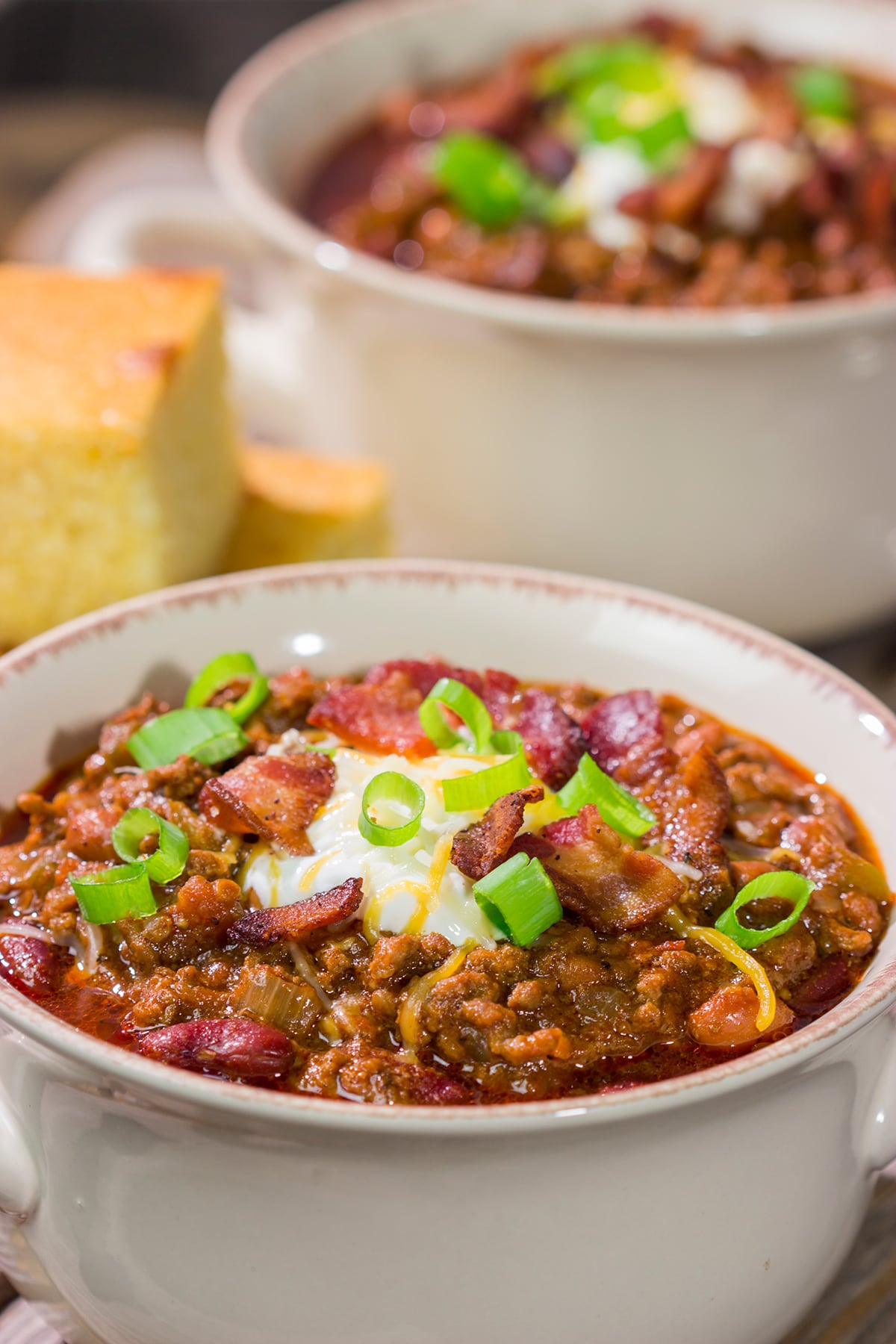 This Venison Chili is a meaty, flavor-packed recipe. It's the perfect type of comfort food for a cold winter day!