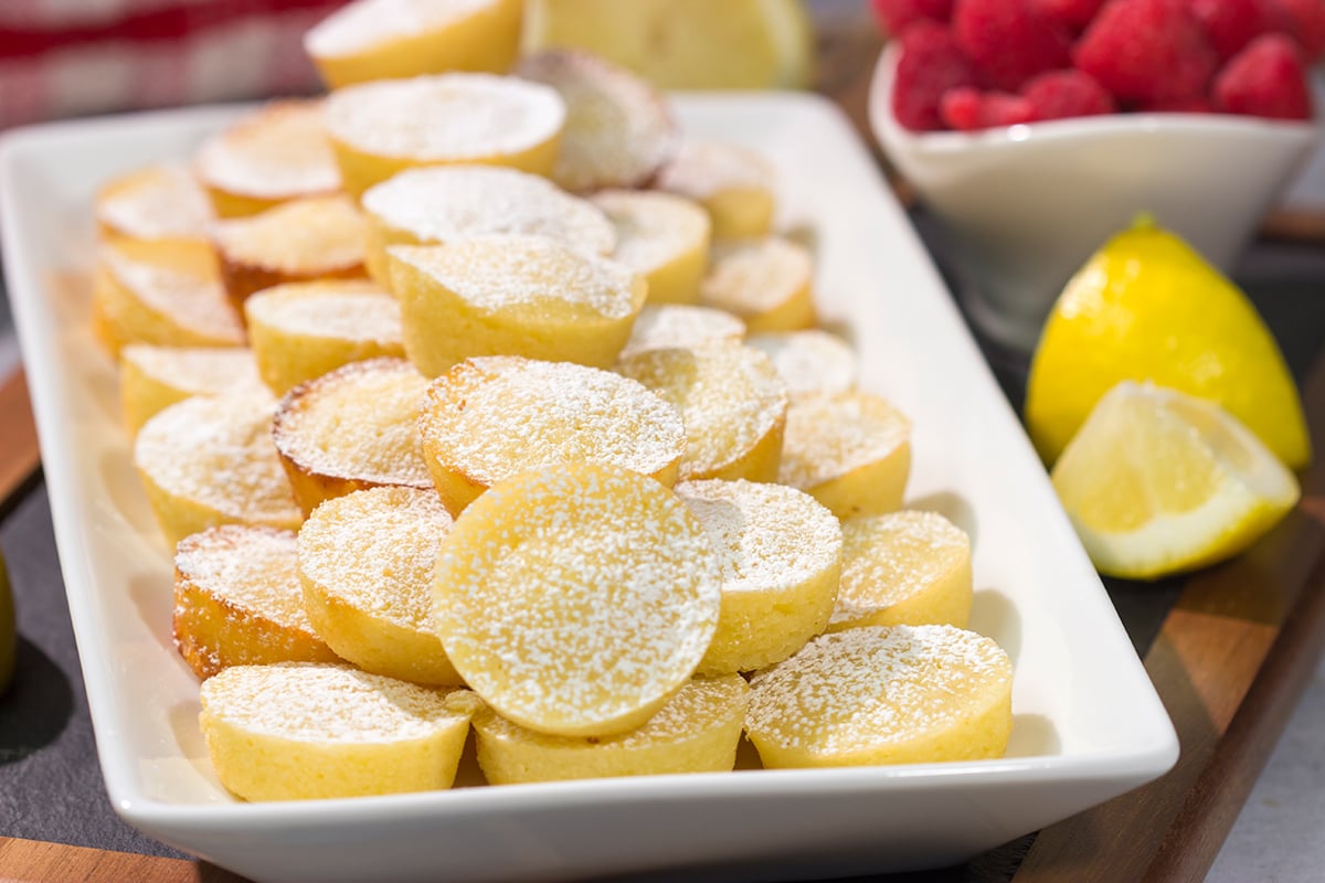 These Bite-Sized Lemon Pies are easy to make...and even easier to eat! The pies pretty much make themselves, and they taste amazing. Make a batch this weekend!
