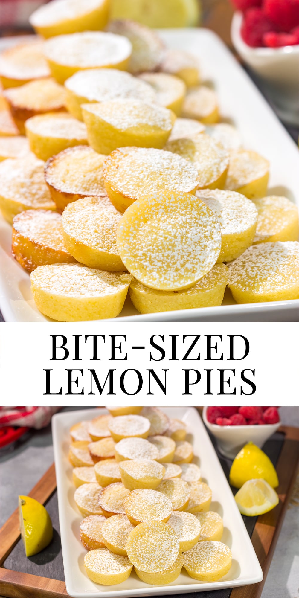 These Bite-Sized Lemon Pies are easy to make...and even easier to eat! The pies pretty much make themselves, and they taste amazing. Make a batch this weekend!